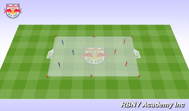 Football/Soccer Session Plan Drill (Colour): Free Play