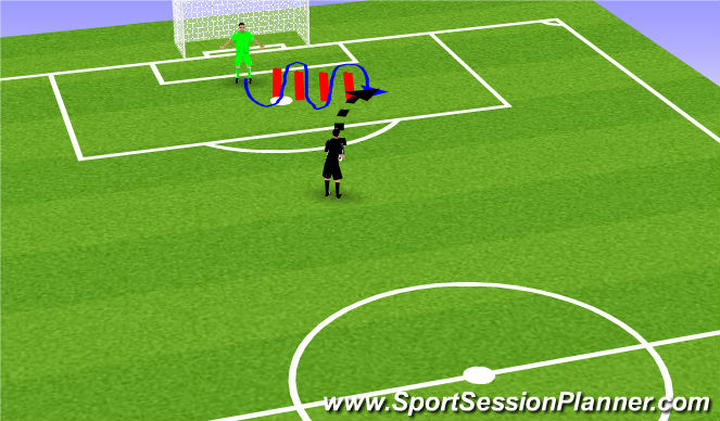 Football/Soccer Session Plan Drill (Colour): Screen 2