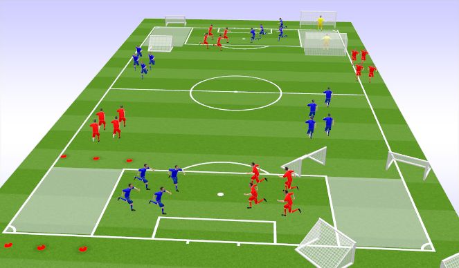 Football/Soccer Session Plan Drill (Colour): Screen 4