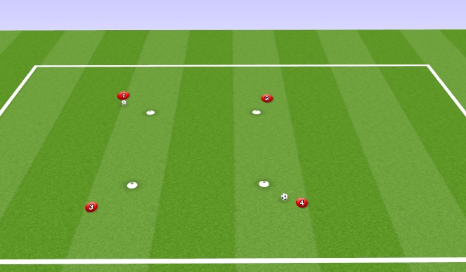 Football/Soccer Session Plan Drill (Colour): Animation 1