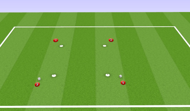 Football/Soccer Session Plan Drill (Colour): Animation 3