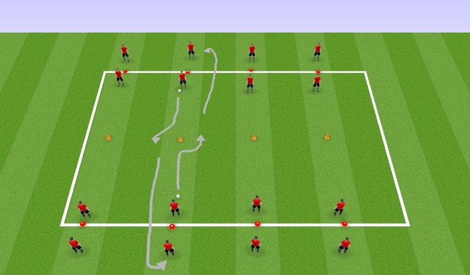 Football/Soccer Session Plan Drill (Colour): Screen 1