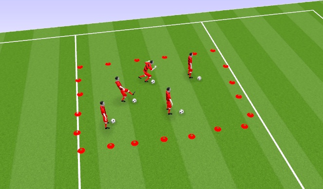 Football/Soccer Session Plan Drill (Colour): Screen 1