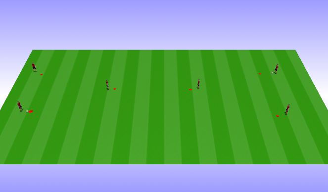 Football/Soccer Session Plan Drill (Colour): Animation 1