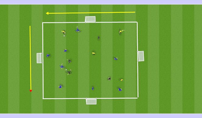 Football/Soccer Session Plan Drill (Colour): Screen 1