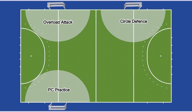 Hockey Session Plan Drill (Colour): Layout