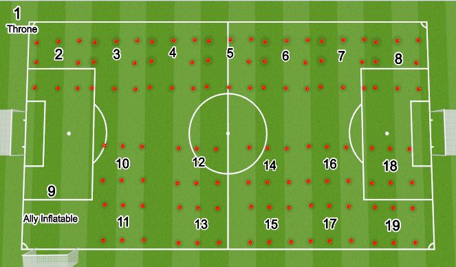 Football/Soccer Session Plan Drill (Colour): Screen 1