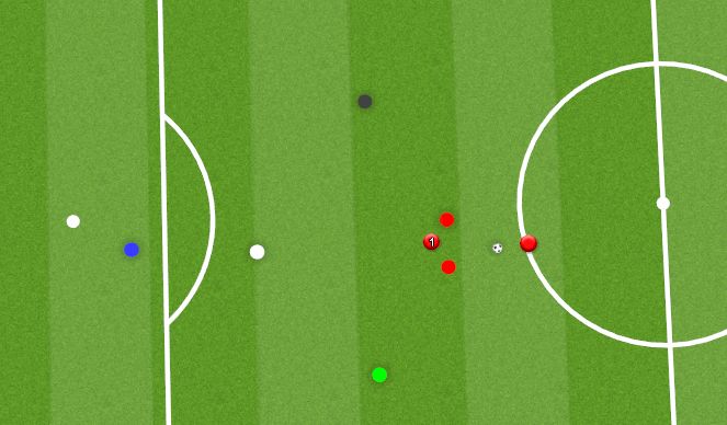 Football/Soccer Session Plan Drill (Colour): Animation 2