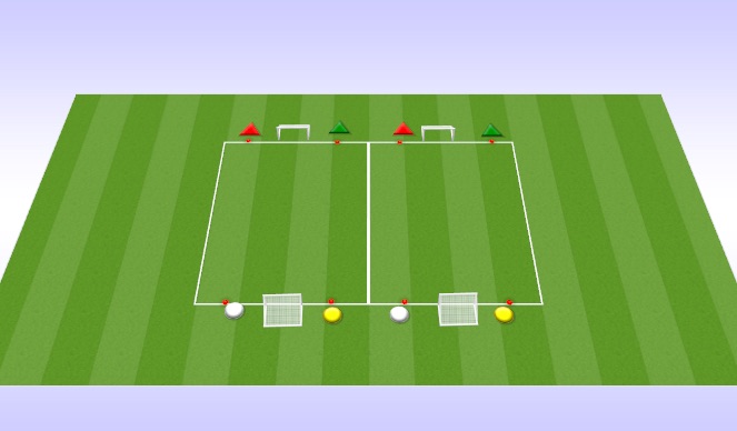 Football/Soccer Session Plan Drill (Colour): Skill Development 1