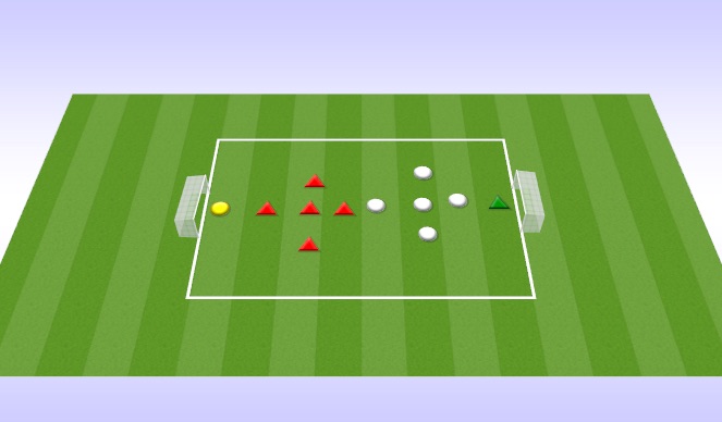 Football/Soccer Session Plan Drill (Colour): SSG