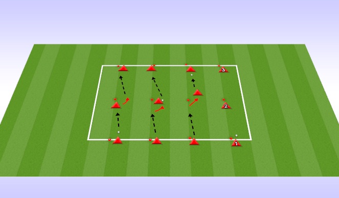 Football/Soccer Session Plan Drill (Colour): Technical Practice