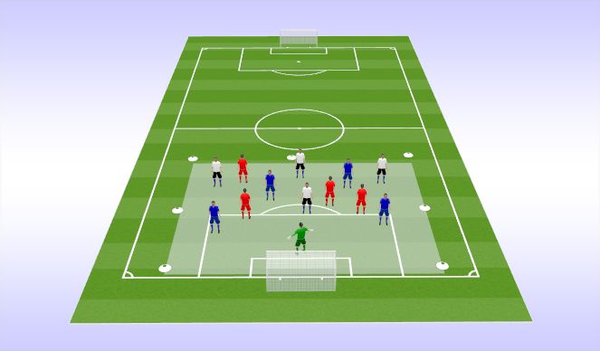 Football/Soccer Session Plan Drill (Colour): Screen 3