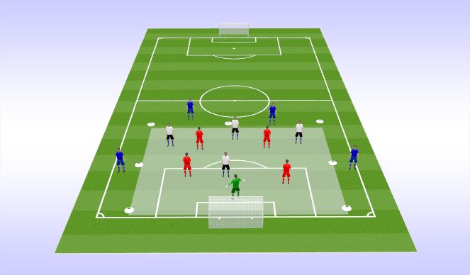 Football/Soccer Session Plan Drill (Colour): Screen 4