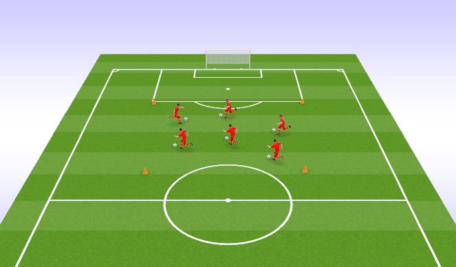 Football/Soccer Session Plan Drill (Colour): Screen 2