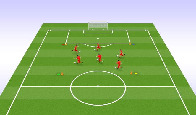 Football/Soccer Session Plan Drill (Colour): Screen 3