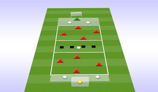 Football/Soccer Session Plan Drill (Colour): Skill Development