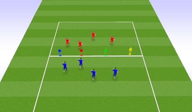 Football/Soccer Session Plan Drill (Colour): Screen 3