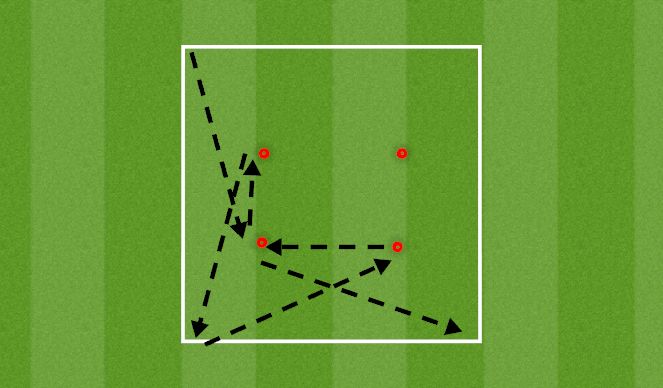 Football/Soccer Session Plan Drill (Colour): Passing