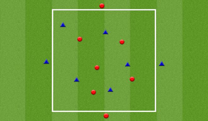 Football/Soccer Session Plan Drill (Colour): Positioning