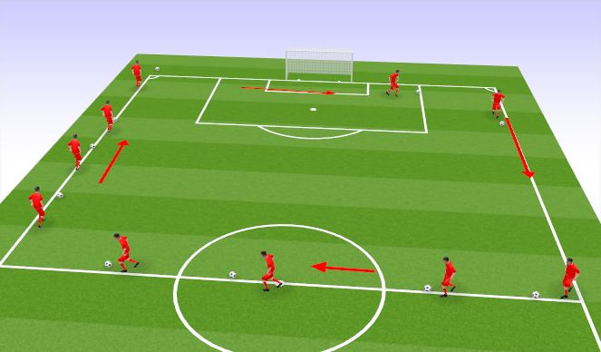 Football/Soccer Session Plan Drill (Colour): Screen 1