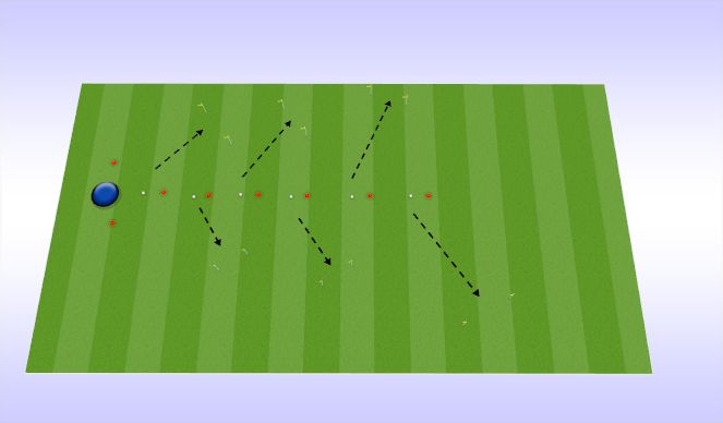 Football/Soccer Session Plan Drill (Colour): Skills Competition