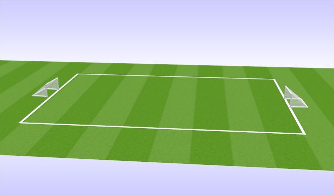 Football/Soccer Session Plan Drill (Colour): CM1 - Consolidation Match 1