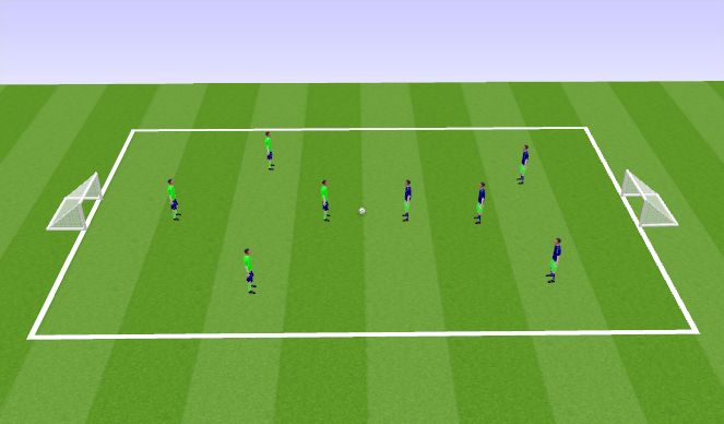 Football/Soccer Session Plan Drill (Colour): Partidito