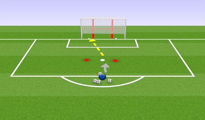 Football/Soccer Session Plan Drill (Colour): Skills Competition