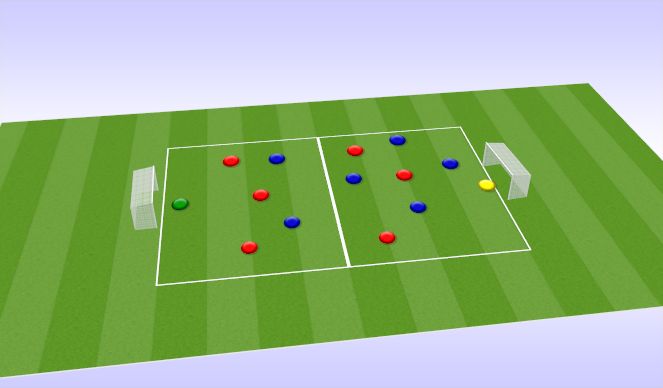 Football Soccer 7v7 Club Training Week 2 June 21st Technical Defensive Skills Beginner