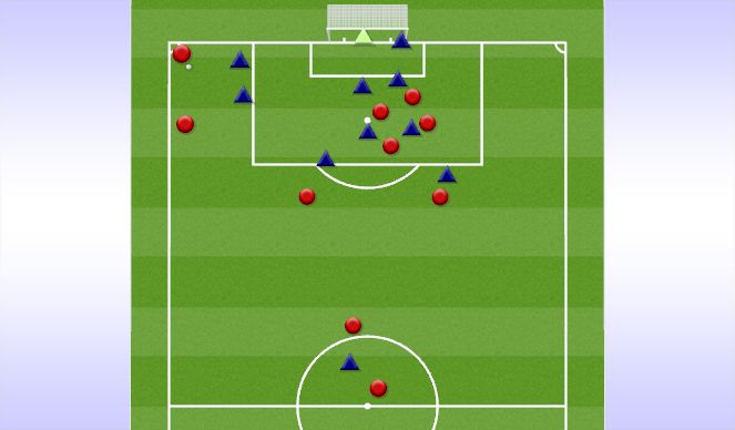 Football/Soccer Session Plan Drill (Colour): Animation 1