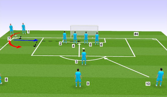 Football/Soccer Session Plan Drill (Colour): Screen 4