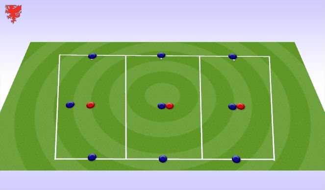 Football/Soccer Session Plan Drill (Colour): Screen 1