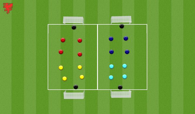 Football/Soccer Session Plan Drill (Colour): Screen 1