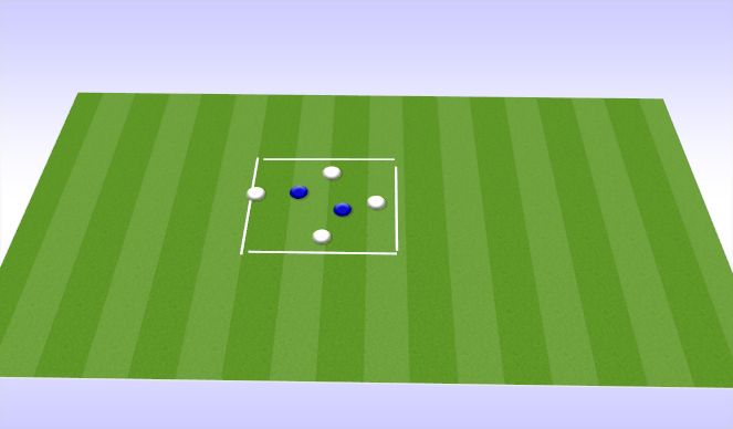 Football/Soccer Session Plan Drill (Colour): rondos