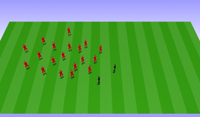 Football/Soccer Session Plan Drill (Colour): Cool down