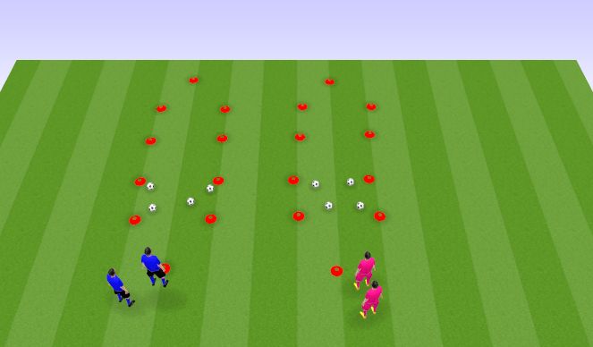 Football/Soccer Session Plan Drill (Colour): Screen 1