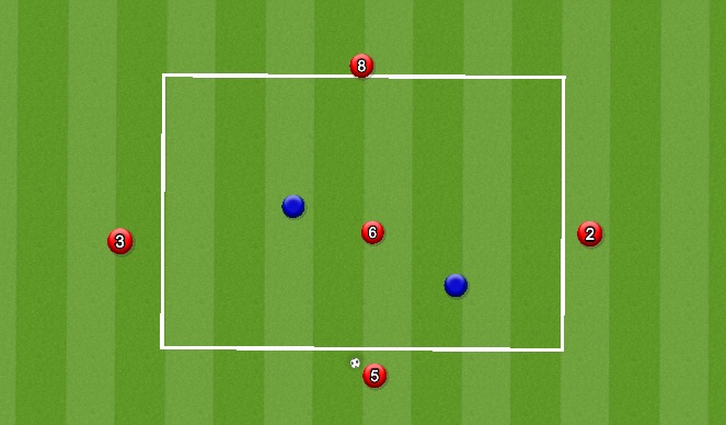 Football/Soccer Session Plan Drill (Colour): Animation 1