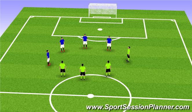 Football/Soccer Session Plan Drill (Colour): Cool Down