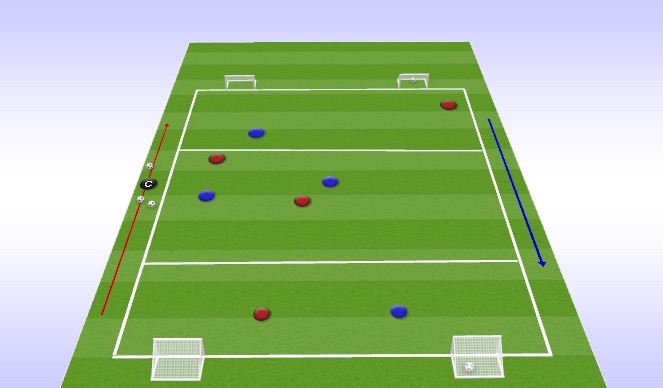 Football/Soccer Session Plan Drill (Colour): Animation 4