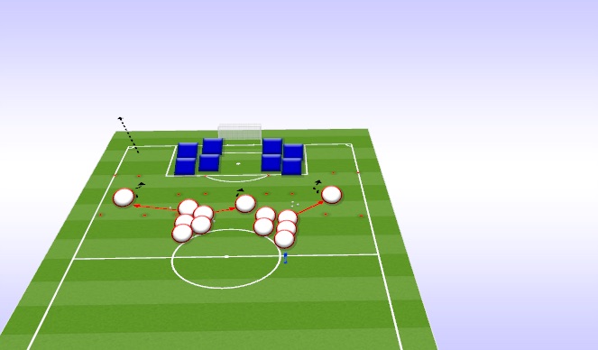 Football/Soccer Session Plan Drill (Colour): Screen 2