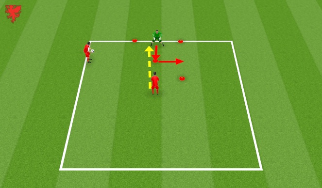 Football/Soccer Session Plan Drill (Colour): Screen 1