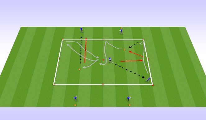 Football/Soccer Session Plan Drill (Colour): Screen 1