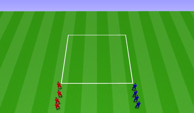 Football/Soccer Session Plan Drill (Colour): Warm Up