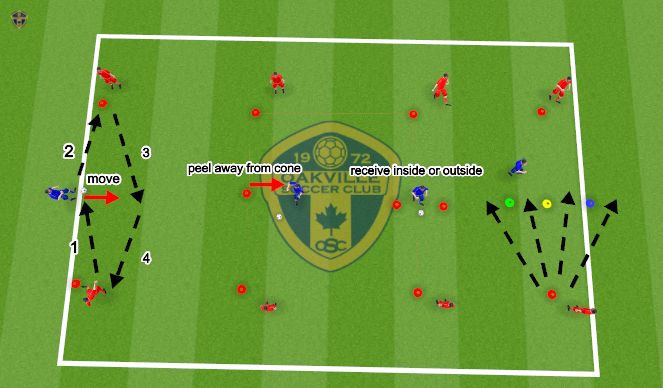 Football/Soccer Session Plan Drill (Colour): Screen 1