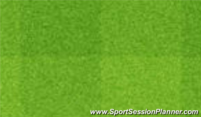 Football/Soccer Session Plan Drill (Colour): Dotknij linę.