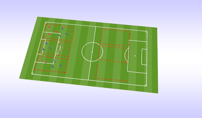 Football/Soccer Session Plan Drill (Colour): Screen 2