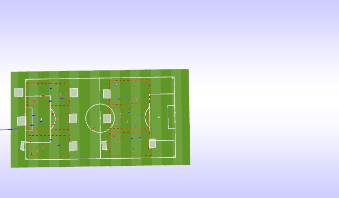 Football/Soccer Session Plan Drill (Colour): Screen 3