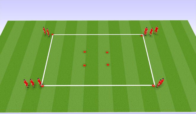 Football/Soccer Session Plan Drill (Colour): Passing Practice