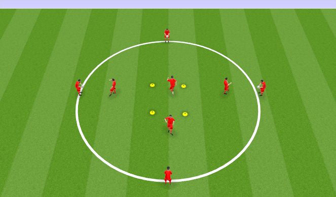 Football/Soccer Session Plan Drill (Colour): Physical Literacy - Fundamentals