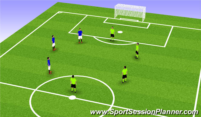 Football/Soccer Session Plan Drill (Colour): Cool Down